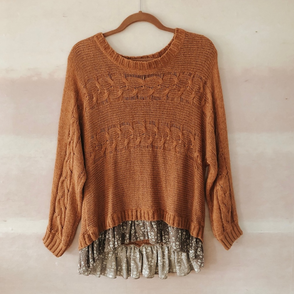Layered sweater